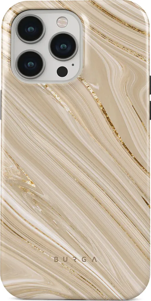 Cover Burga Tough iPhone 14 Pro Max Giallo Grigio | Protezione 2 Strati