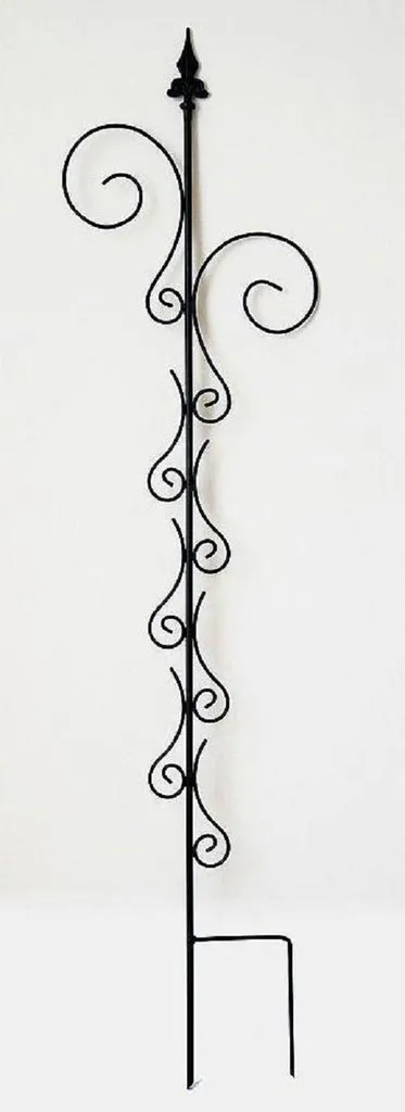 Support Plante Grimpante Métal 145 cm : Solution Stable avec Fixations - 10