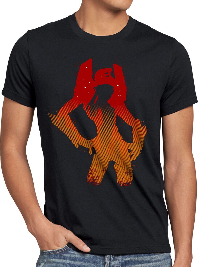 style3 EVA-02 Psycho Herren T-Shirt engel anime japanisch