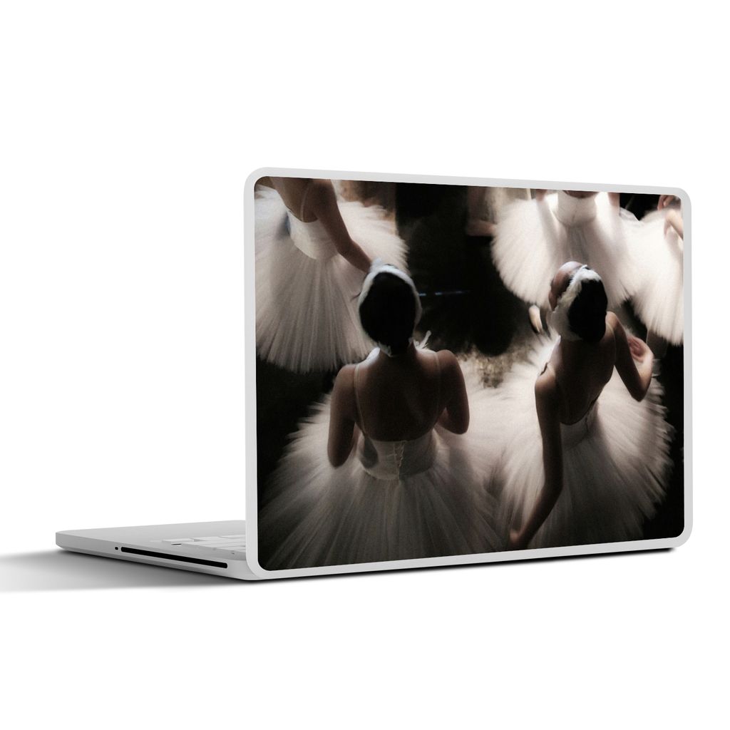 MuchoWow Laptop Aufkleber Sticker Cover Ballett - Ballerina - Tanz 30x22 cm - Laptop-Sticker