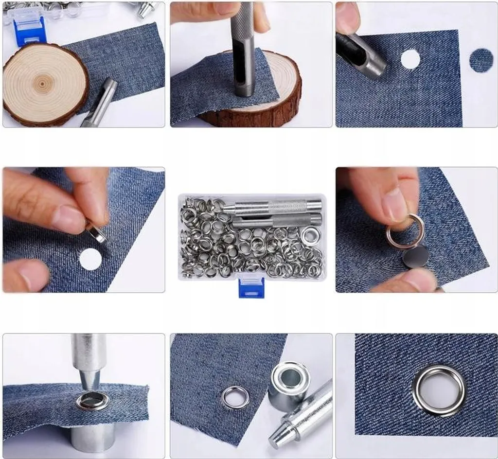 Machine à œillets manuelle 12 mm pour bâche publicitaire et bannière - 11