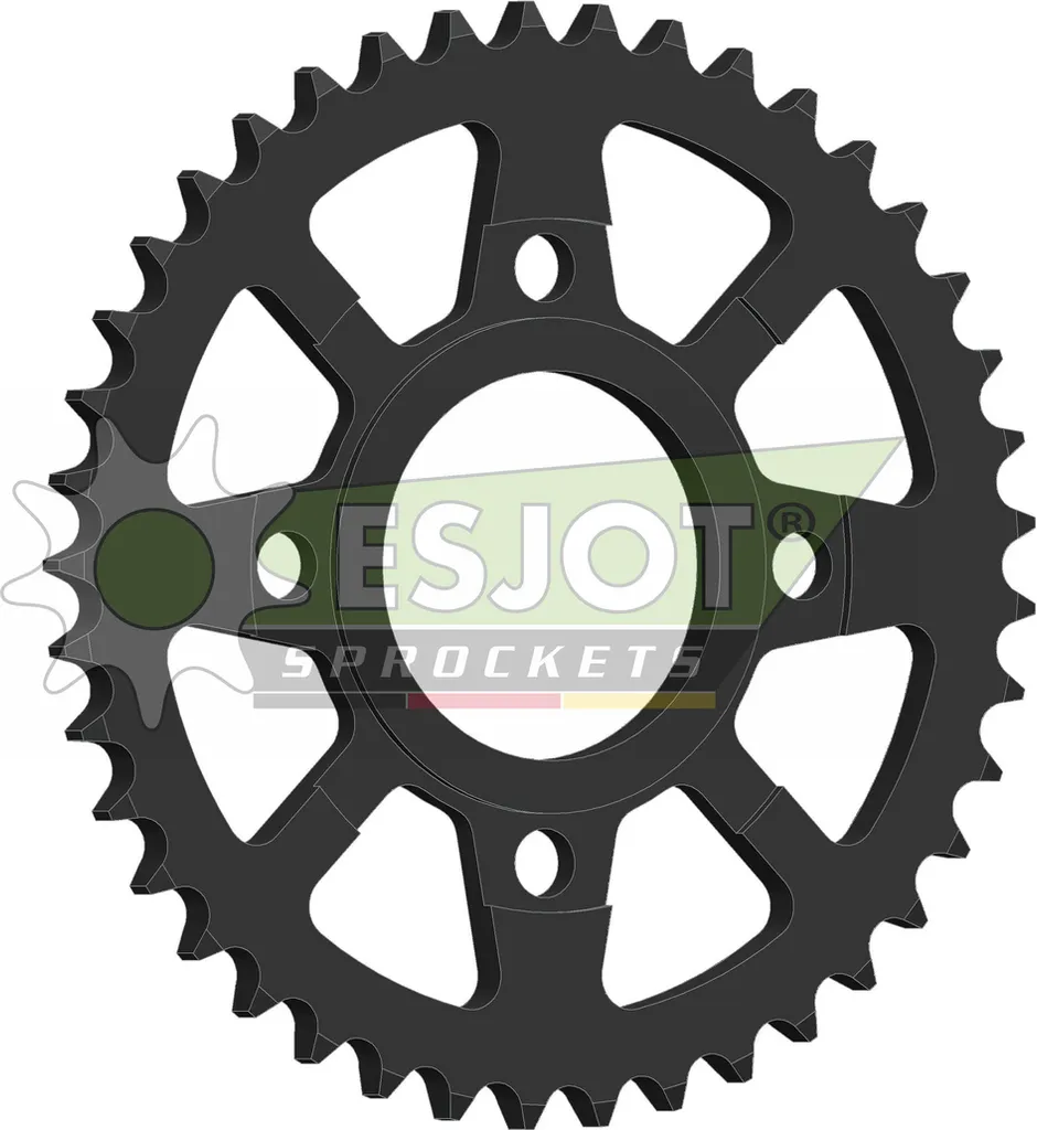 Couronne de transmission arrière ESJOT 428 en acier spécial 41 dents
