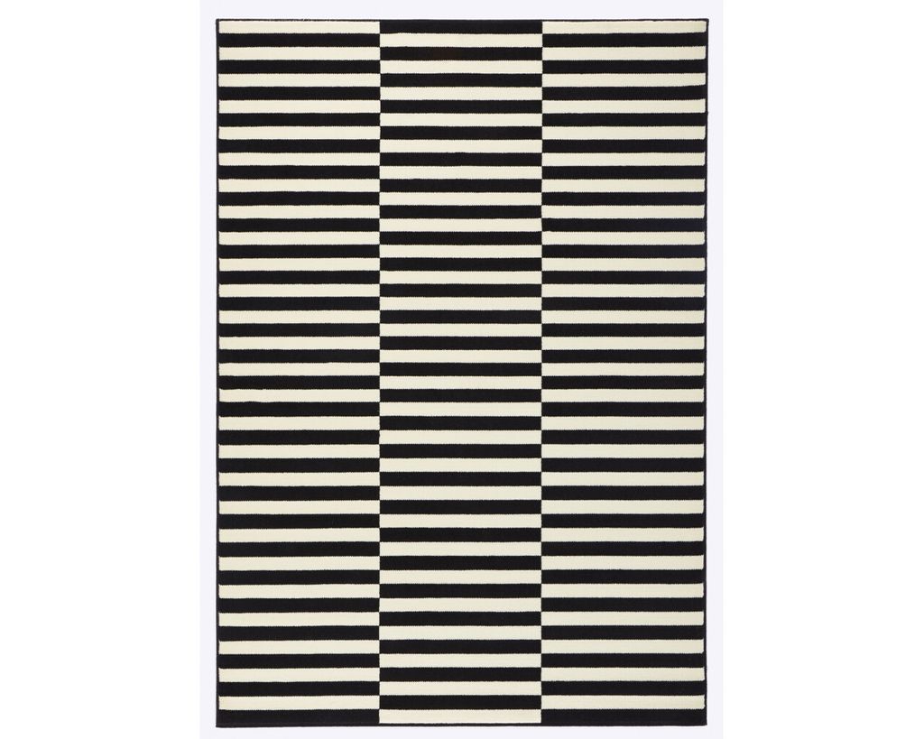 Dywan nowoczesny do salonu 200x290cm, kremowo czarny z Zdjęcie produktu 