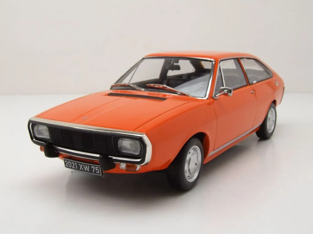 Collection Renault 15 TL 1971 Norev 1/18 orange - Modèle réduit vintage
