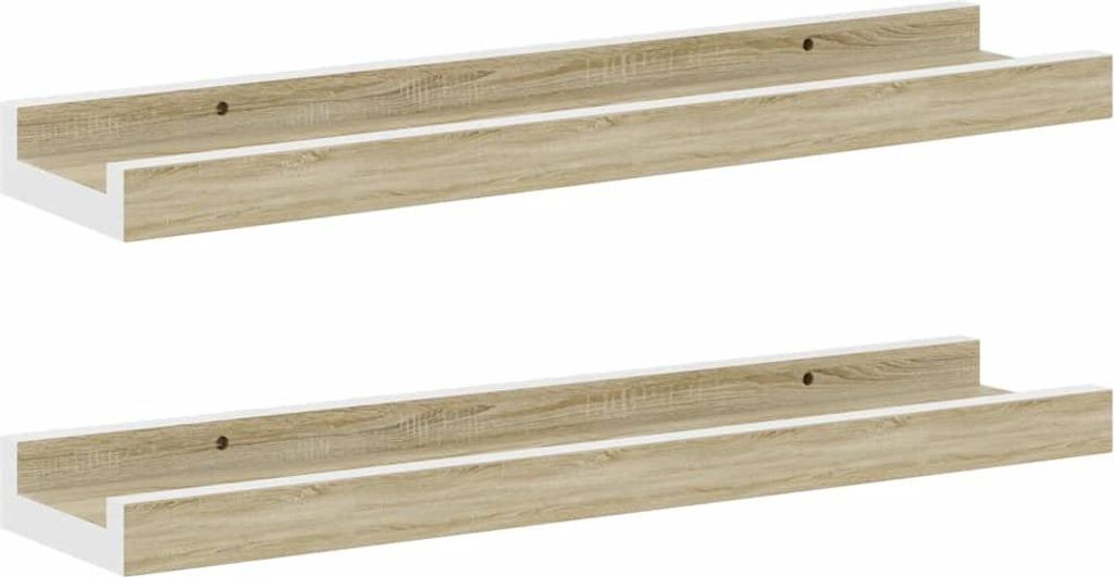 VidaXL 326689, MDF, Drewno, 400 mm, 90 mm, 30 mm, 2 szt. Zdjęcie produktu 