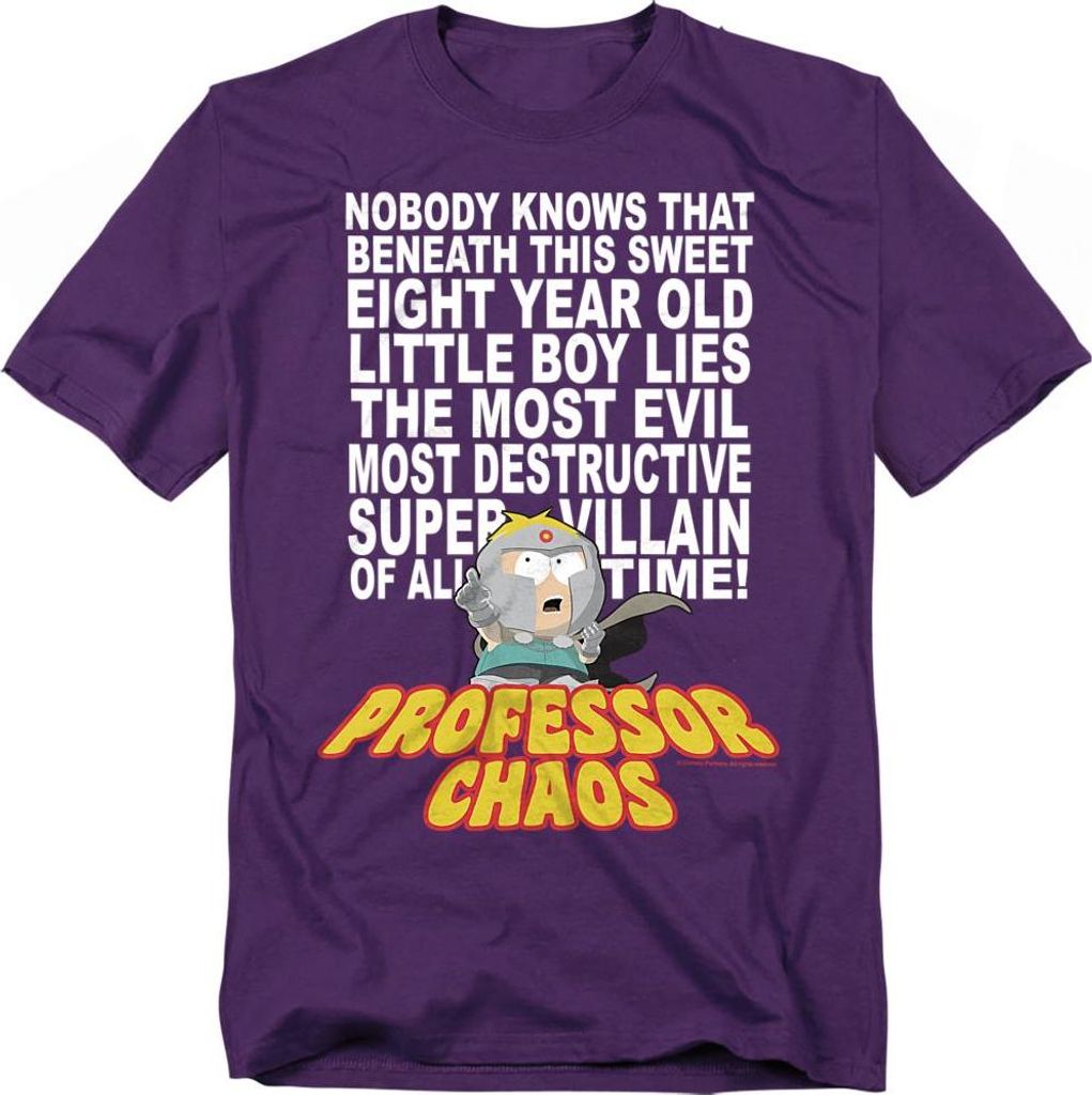 South Park - "Professor Chaos" T-Shirt für Herren/Damen Uni TV28199 (L) (Violett)