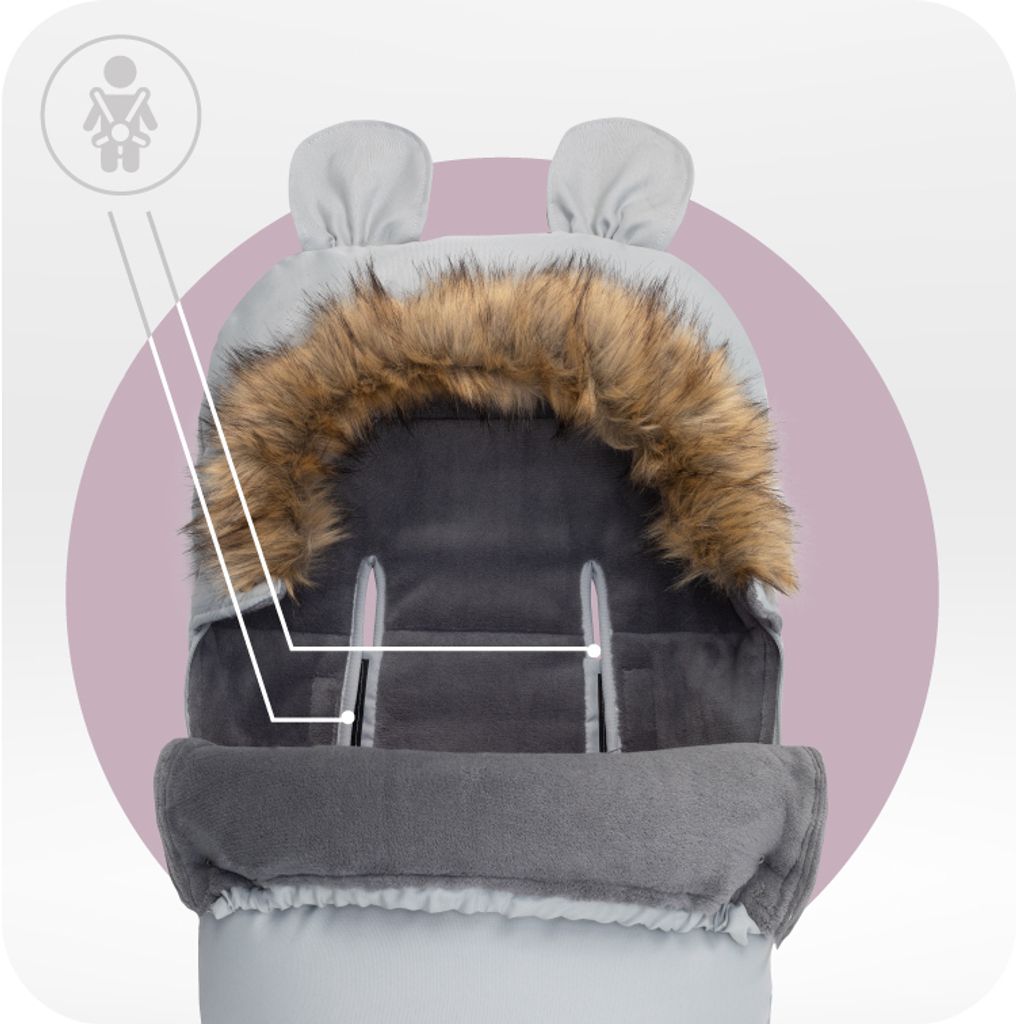MoMi Fußsack für Kinderwagen Buggy - Universal Produktbild 5