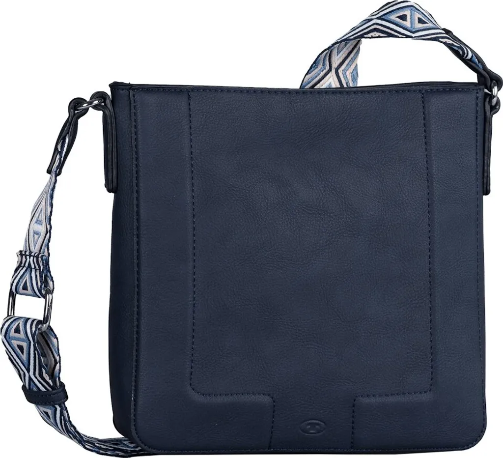 Sac femme Tom Tailor Nani bleu en matière souple avec finitions soignées