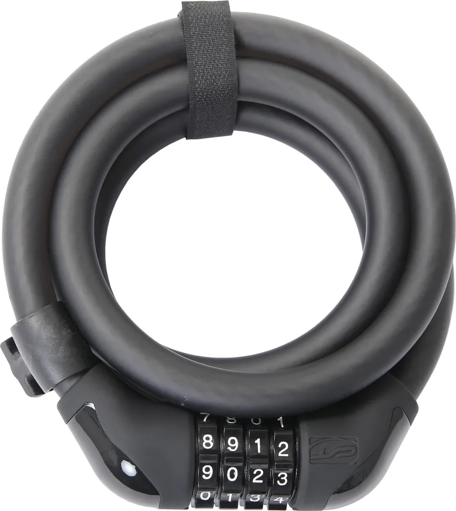 Contec Powerloc Câble de Paiement Antivol 15 mm x 185 cm Noir Universel