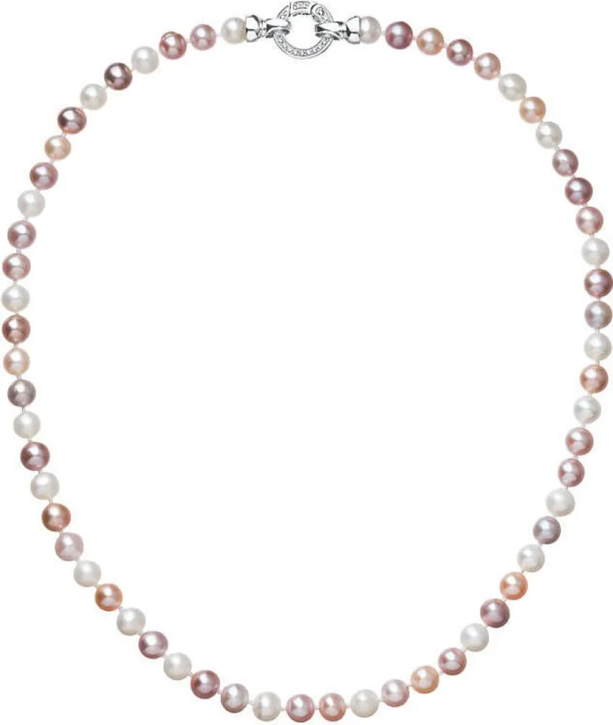 Collier de perles multicolores Pavona 22004.3 A - Bijou Élégant Femmes