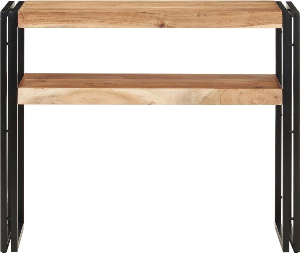 vidaXL Konsolentisch 90x30x75 cm Massivholz Akazie