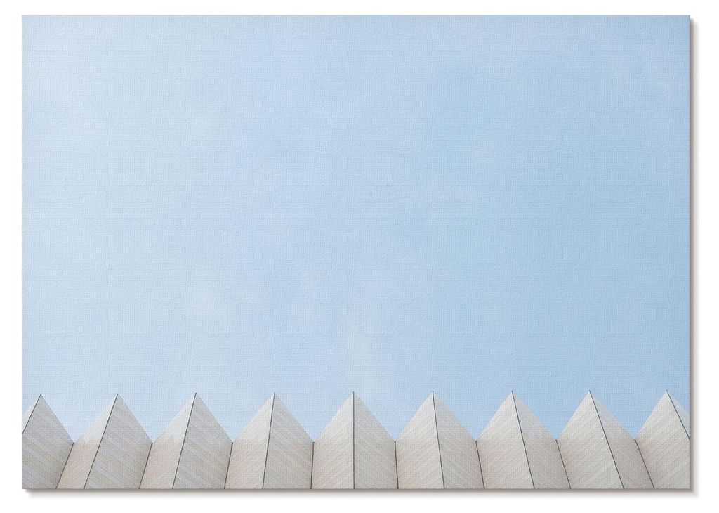 POSTER - 84x59 cm (A1) - El - Moderne Architektur, minimalistische Linien - Wandbild für Wohnzimmer Schlafzimmer & Flur, Modernes Poster Wanddeko,...
