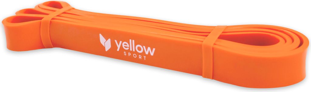 yellowSPORT yellowPOWER Band - Übungsgummi - Orange - 208 cm x 2.8 cm - Widerstand 16-29 kg - 1 Stk.