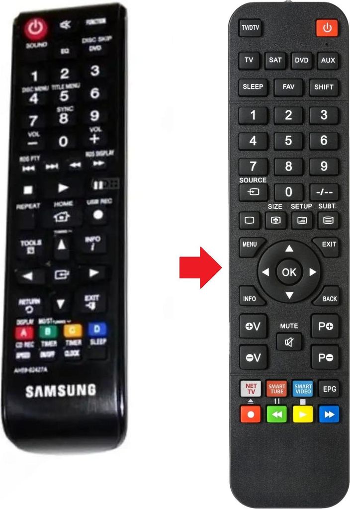Fernbedienung passend für SAMSUNG AH59-02427A