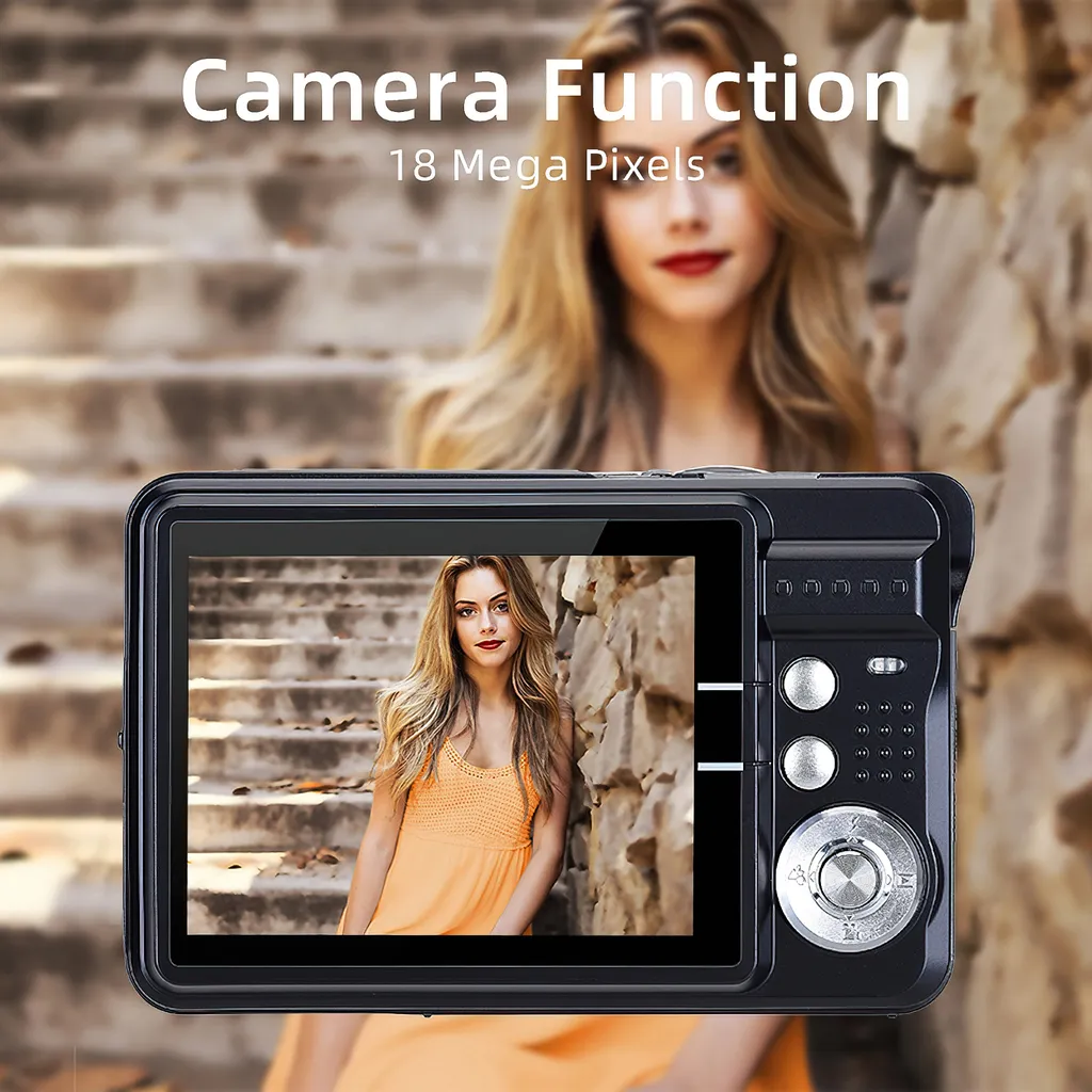 Appareil photo numérique avec stabilisateur Anti-Shake et zoom 8X