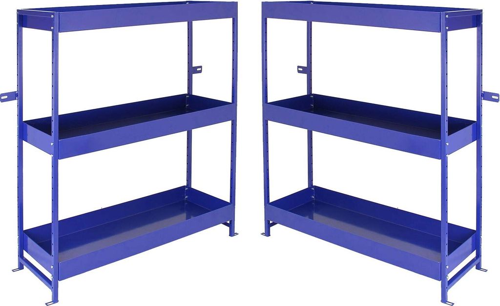 Monster Racking 2 x Fahrzeugeinrichtung Auto-Regal Sortiersystem Regalsystem Werkzeugregal Transporter 116,5cm x 115cm x 34,8cm Auto Regalsystem We...