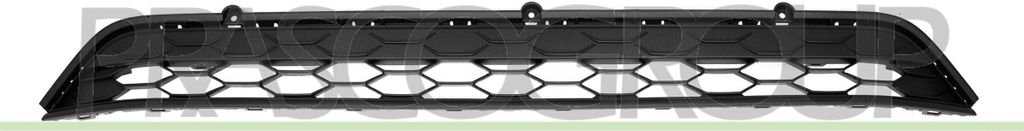 PRASCO Lüftungsgitter Grill Stoßfänger für VW TIGUAN (AD1) Schwarz
