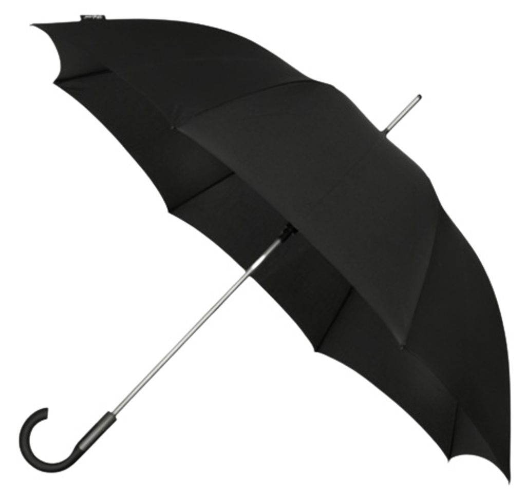 IMPLIVA GP-57, Regenschirm, Rund, Schwarz, Fiberglas, Polyester, ABS