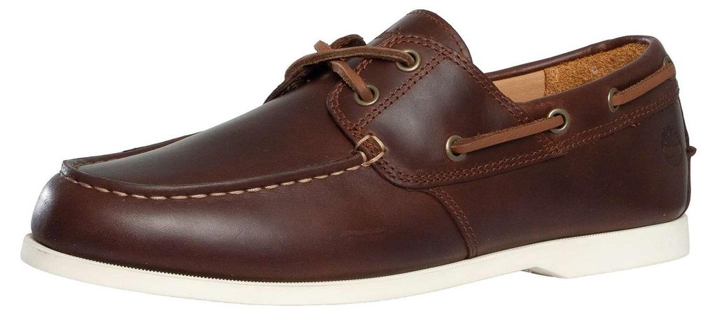 Timberland Cedar Bay Essential Leder-Bootsschuh, Braun 47.5 EU