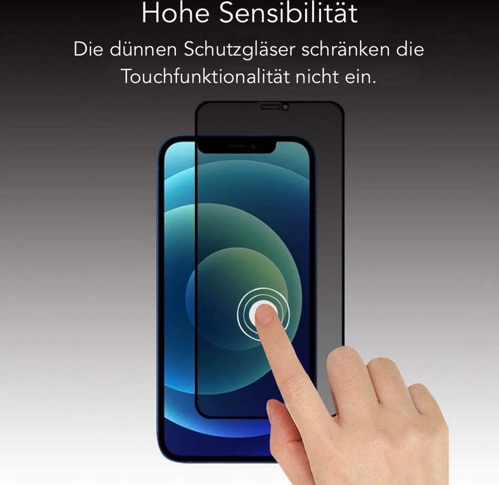 Anti-Spia! AVANA Vetro Privacy iPhone 12 / 12 Pro 2 Pezzi 9H