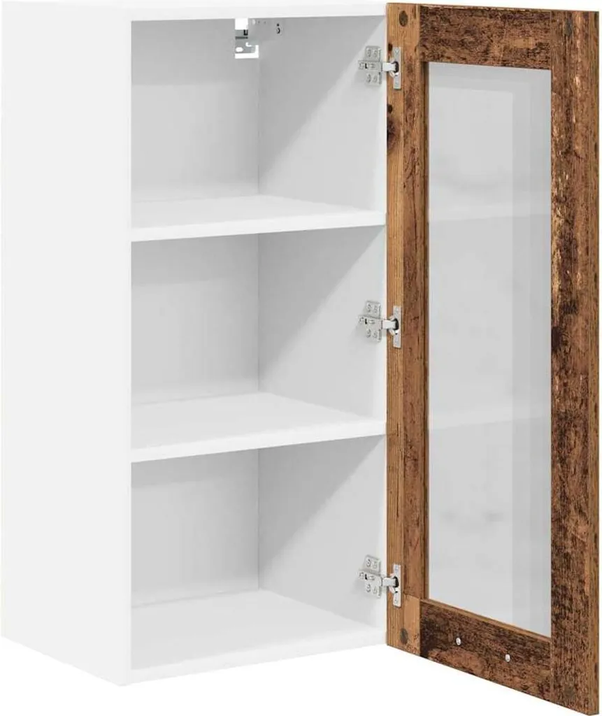vidaXL Armadio a Muro 40x31x80 cm - Legno di Recupero per Arredo Industrial - 5
