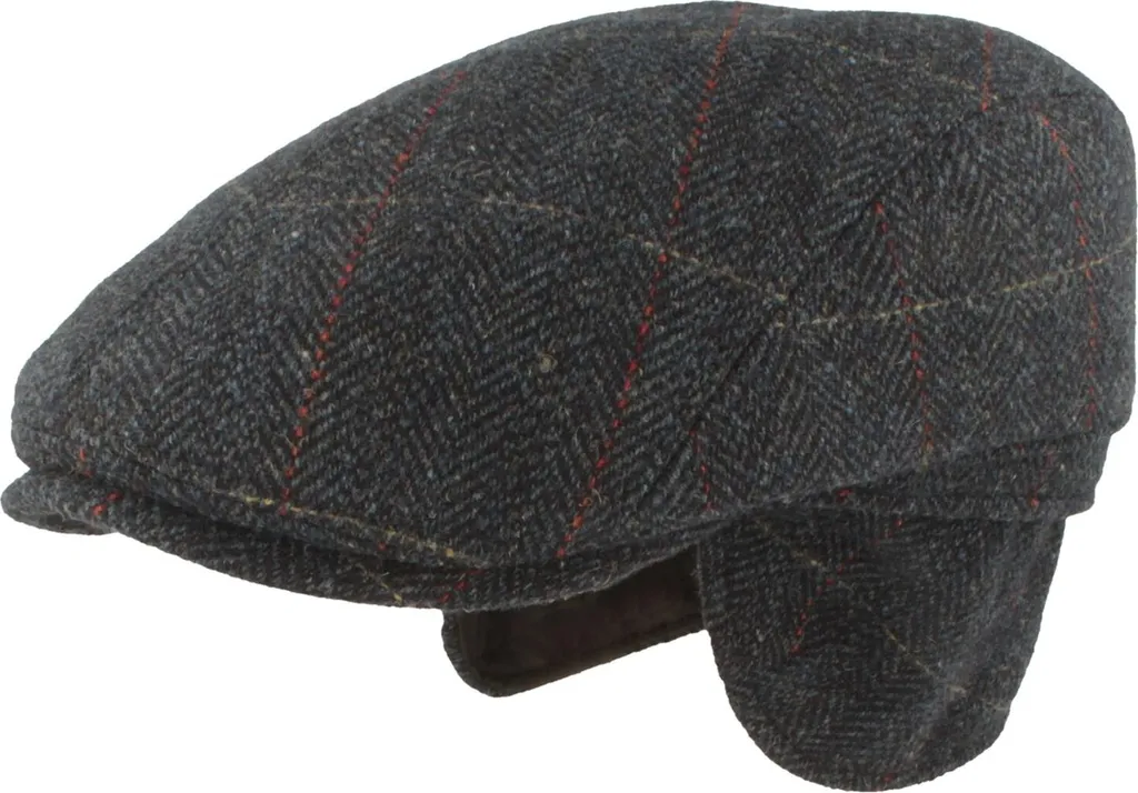 Dettagli Berretto Lana con Protezione Orecchie Hut-Breiter | 100% Wool