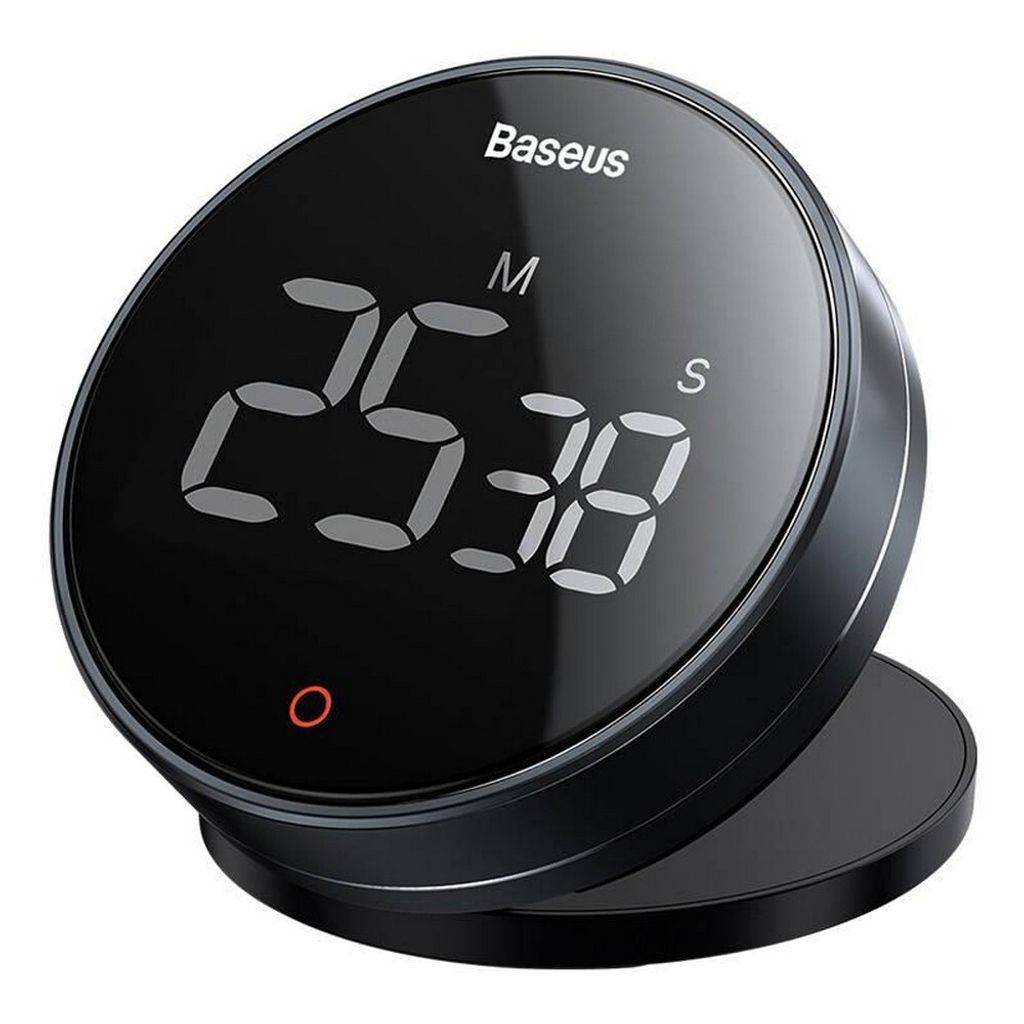 Digital Countdown Timer Baseus Heyo Rotation Pro, Black Immagine del prodotto 