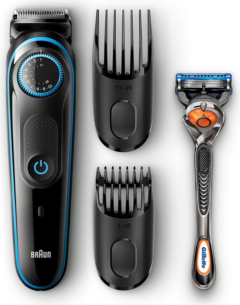Braun BT5040, Waschbar, Akku, Schwarz, Blau Produktbild 