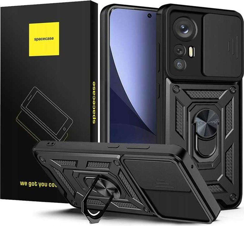Spacecase Camring Xiaomi 12/12X schwarz