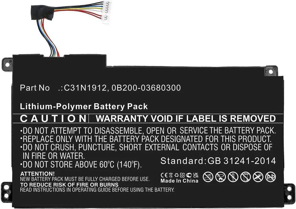 Batteria CoreParts MBXAS-BA0312 per Asus Notebook | Ricambio 3600mAh