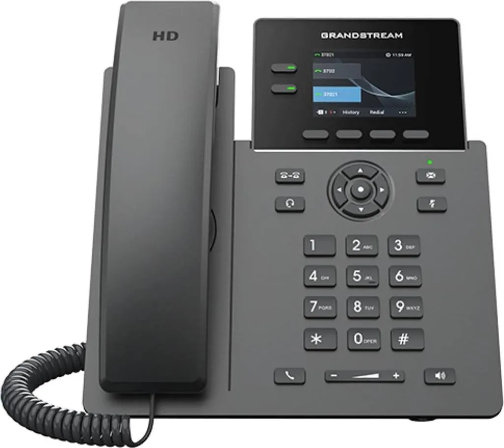 Grandstream GRP2610 Téléphone IP anti-bruit pour Appels Professionnels