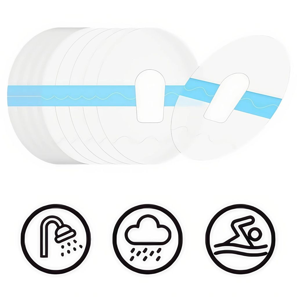 Dexcom G6 Fixierpflaster 20 Stück – Wasserfest, Transparent Produktbild 