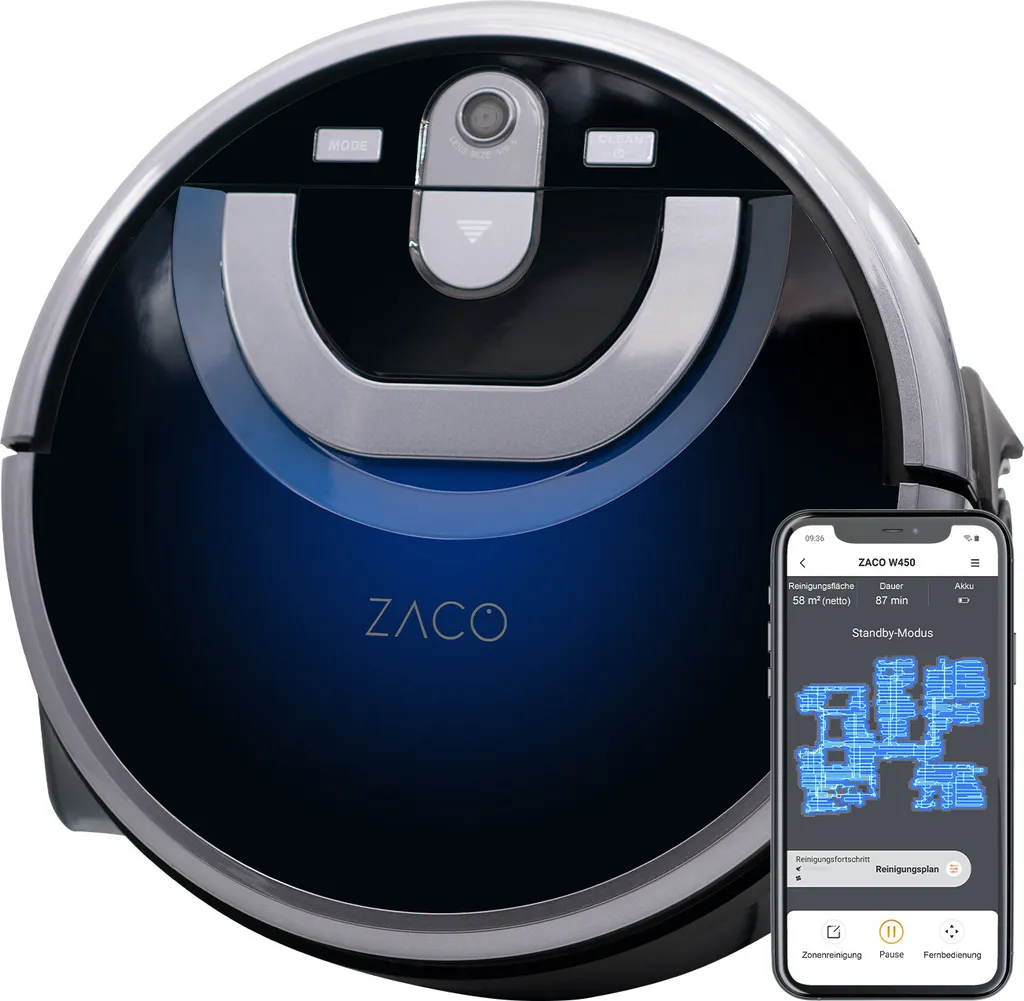Fini la Serpillière avec le Robot Laveur ZACO W450 Intelligent et Précis
