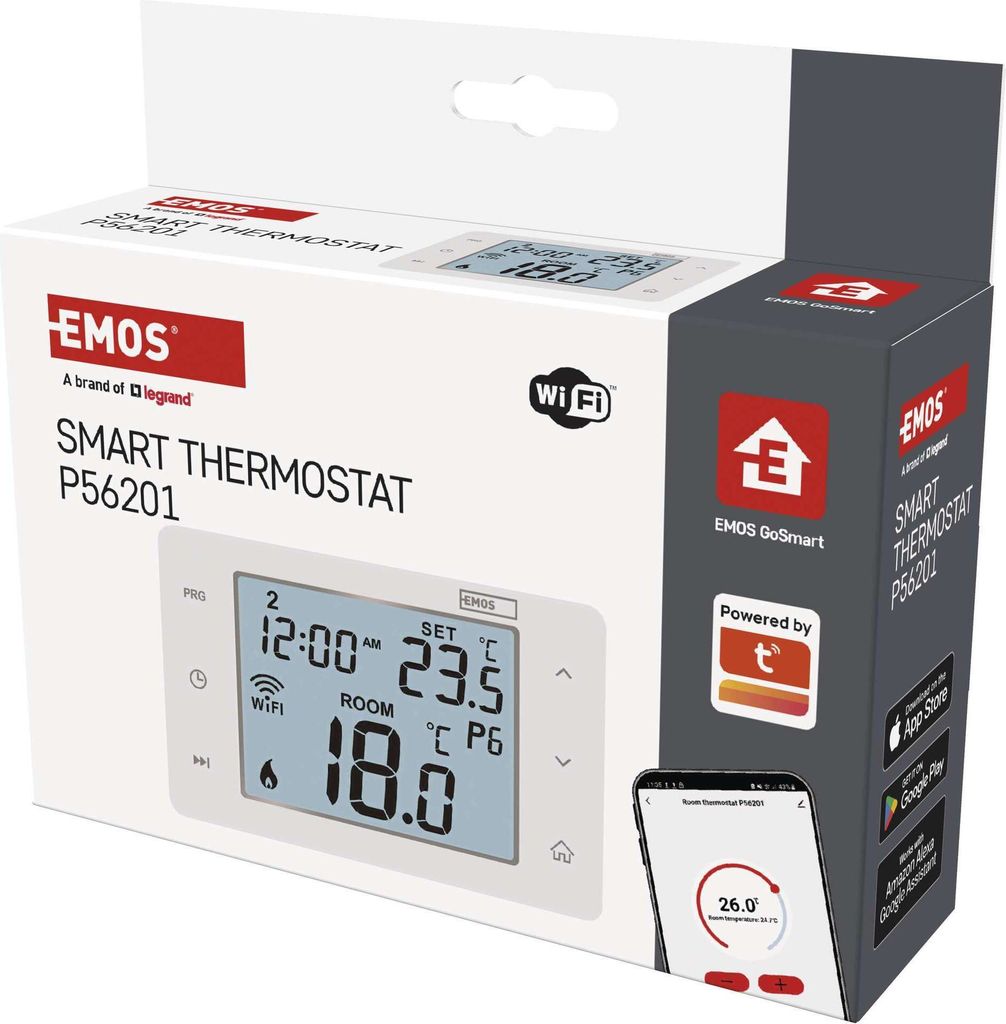 EMOS GoSmart Digitálny izbový termostat s WiFi P56201 Obrázok produktu 14