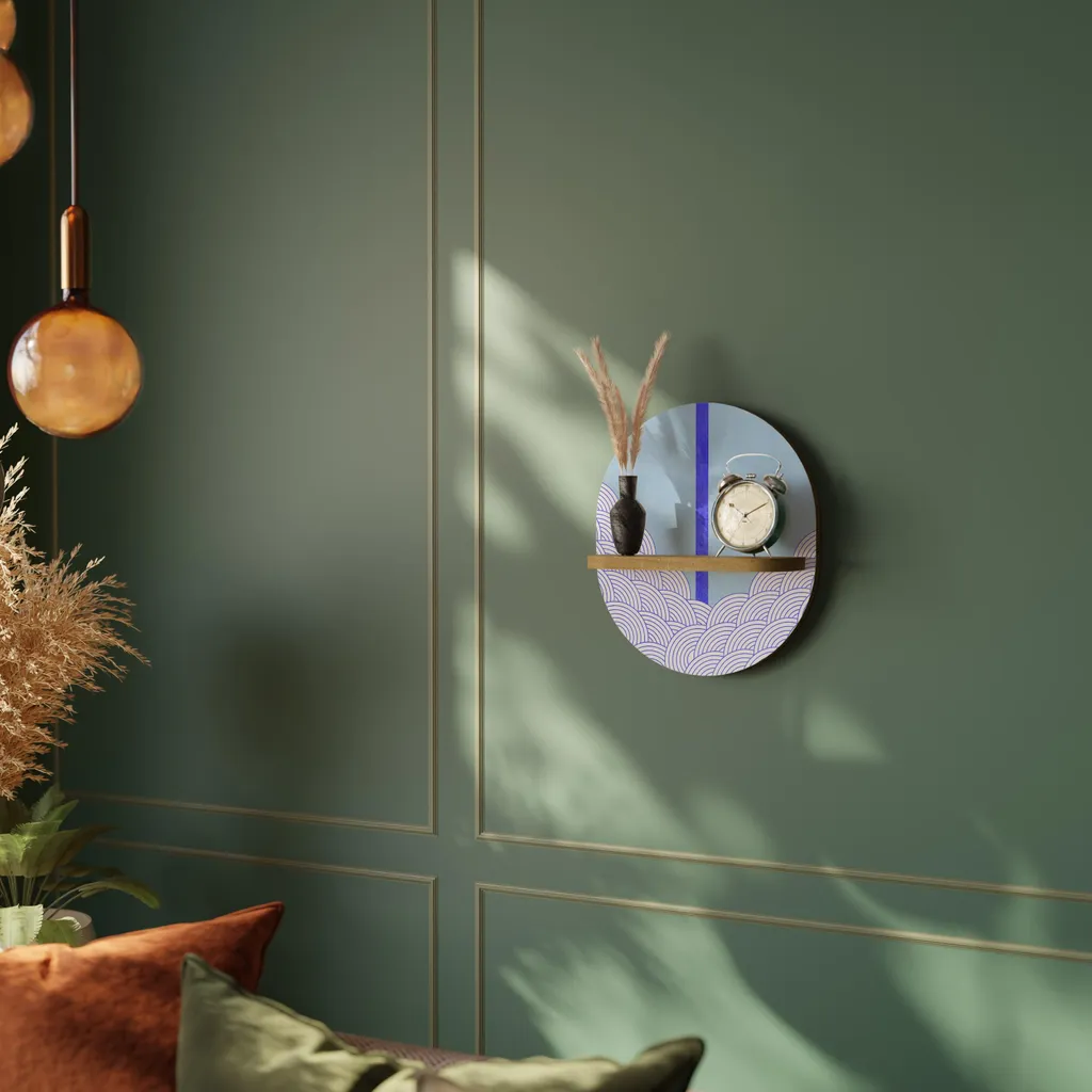 Étagère ovale pour optimiser l'espace de votre chambre à coucher - 4
