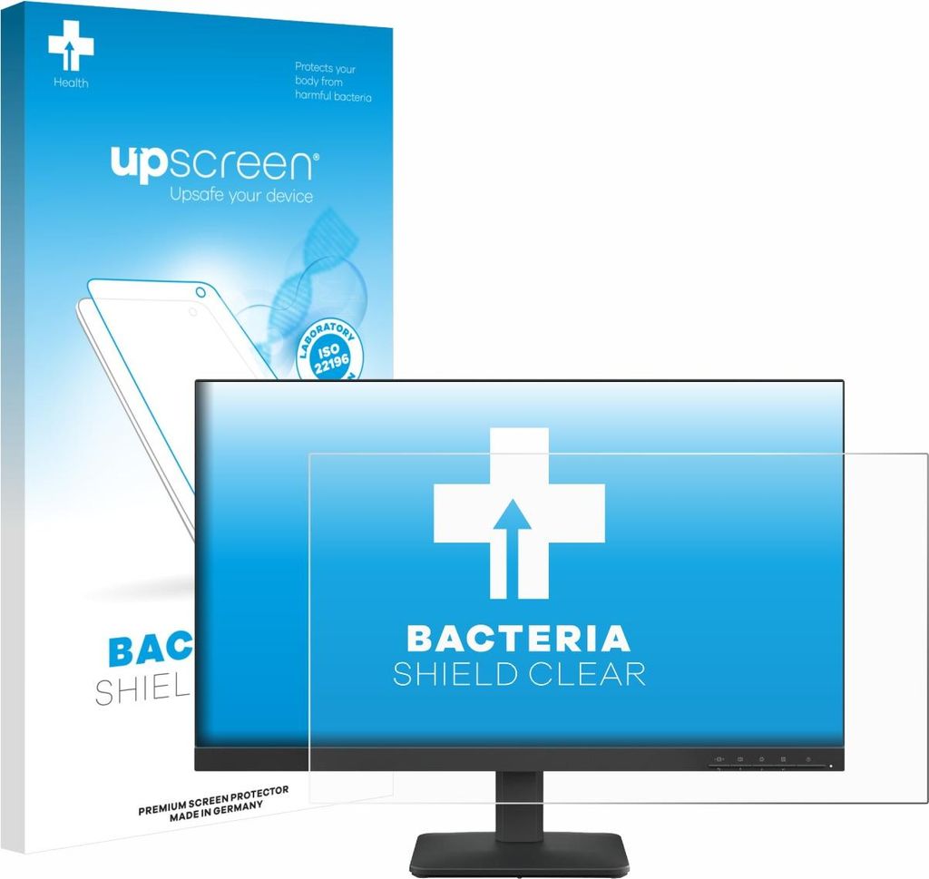 upscreen Schutzfolie für Lenovo L24-4e Displayschutz Displayschutzfolie Folie Klar antibakteriell