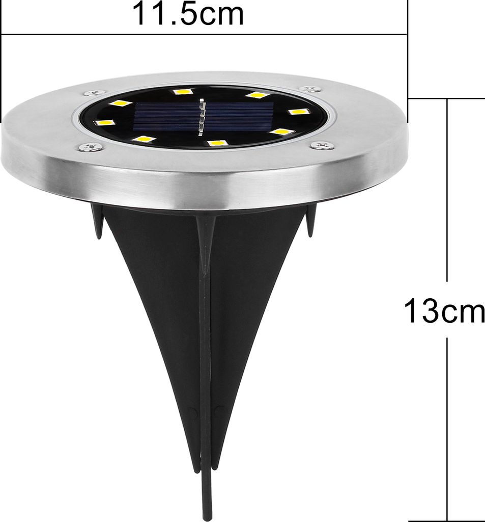 Speed 12 x LED Solarlampe Bodeneinbaustrahler Solar Produktbild 12