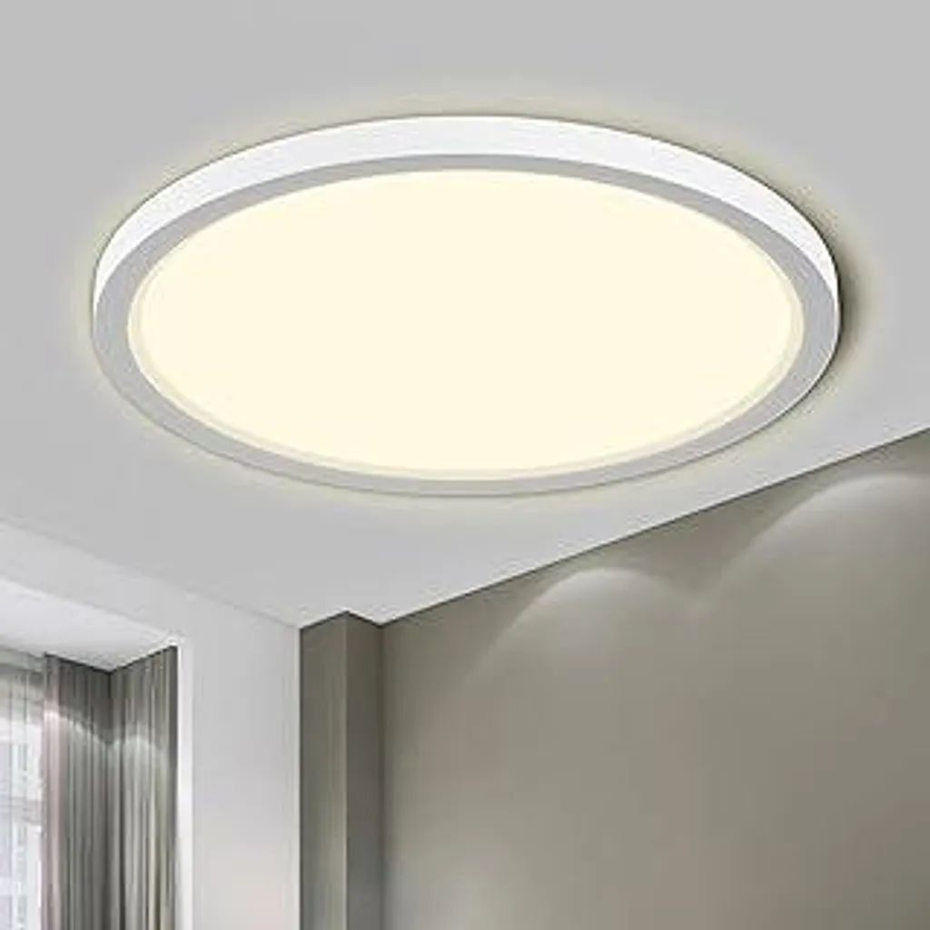 Plafoniera LED Ultra-Sottile 24mm 18W 4000K | Lampada Design Moderno IP44