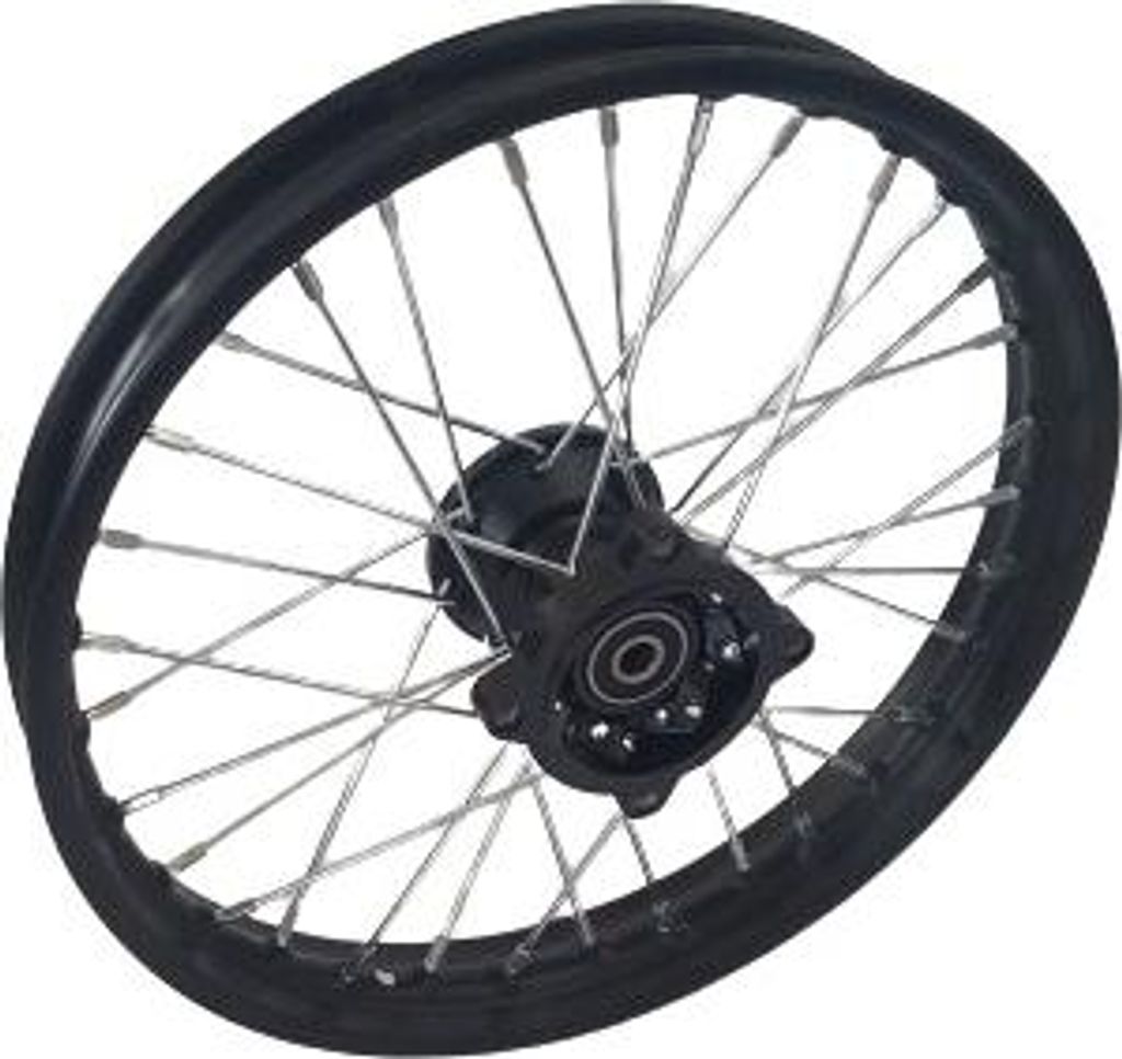 Dirtbike Stahlfelge Pitbike Rad Ersatzfelge 1,4 x 14 Zoll vorne 15 mm Achse