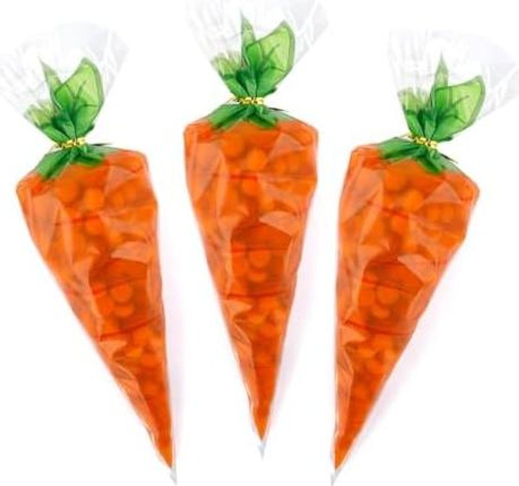200Stück Ostertüten Karotten Tüten,20X35Cm Cellophantüten Ostern,Spitztüten Süßigkeiten,Papiertüten Ostern Für Ostern,Kindergeburtstage & ...