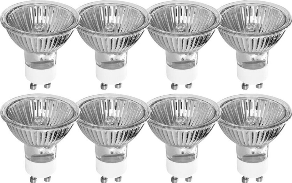 8 x Tesco Halogen Reflektor 50W GU10 220-240V warmweiß Produktbild 