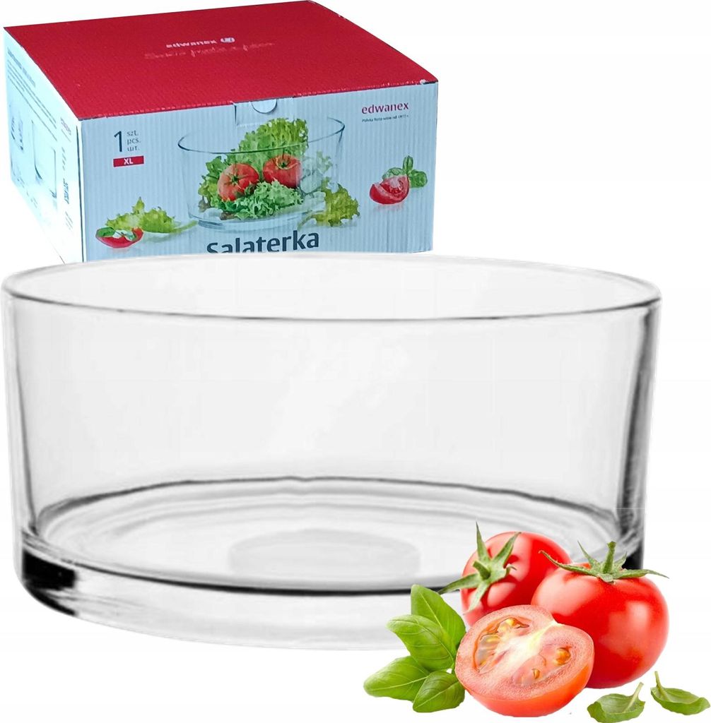 Glas Salatschüssel Simple 24 cm Schüssel Schichtsalat Produktbild 