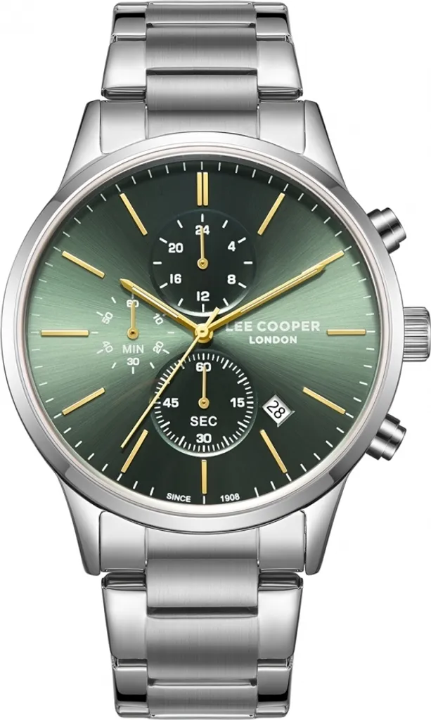 Montre Homme Verte Lee Cooper LC08042.370 - Look Distingué sans Effort