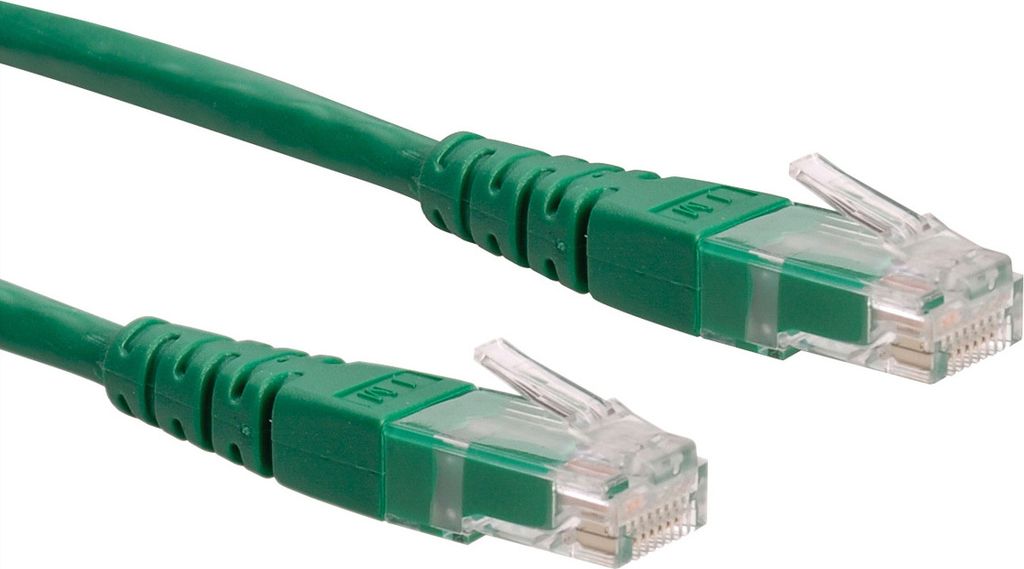 ROLINE Patchkabel Cat.6 (Class E) UTP, grün, 5 m