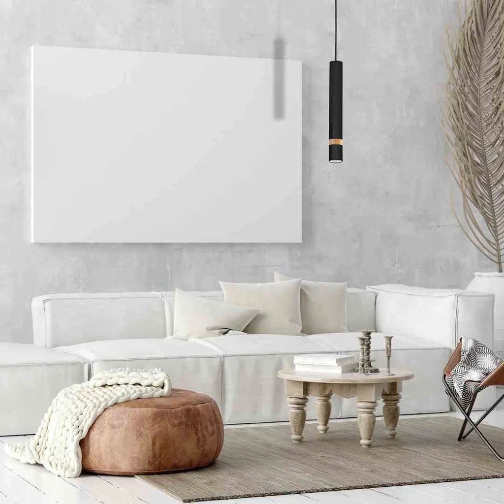 Suspension design JOKER 1x40W pour éclairage intérieur moderne noir