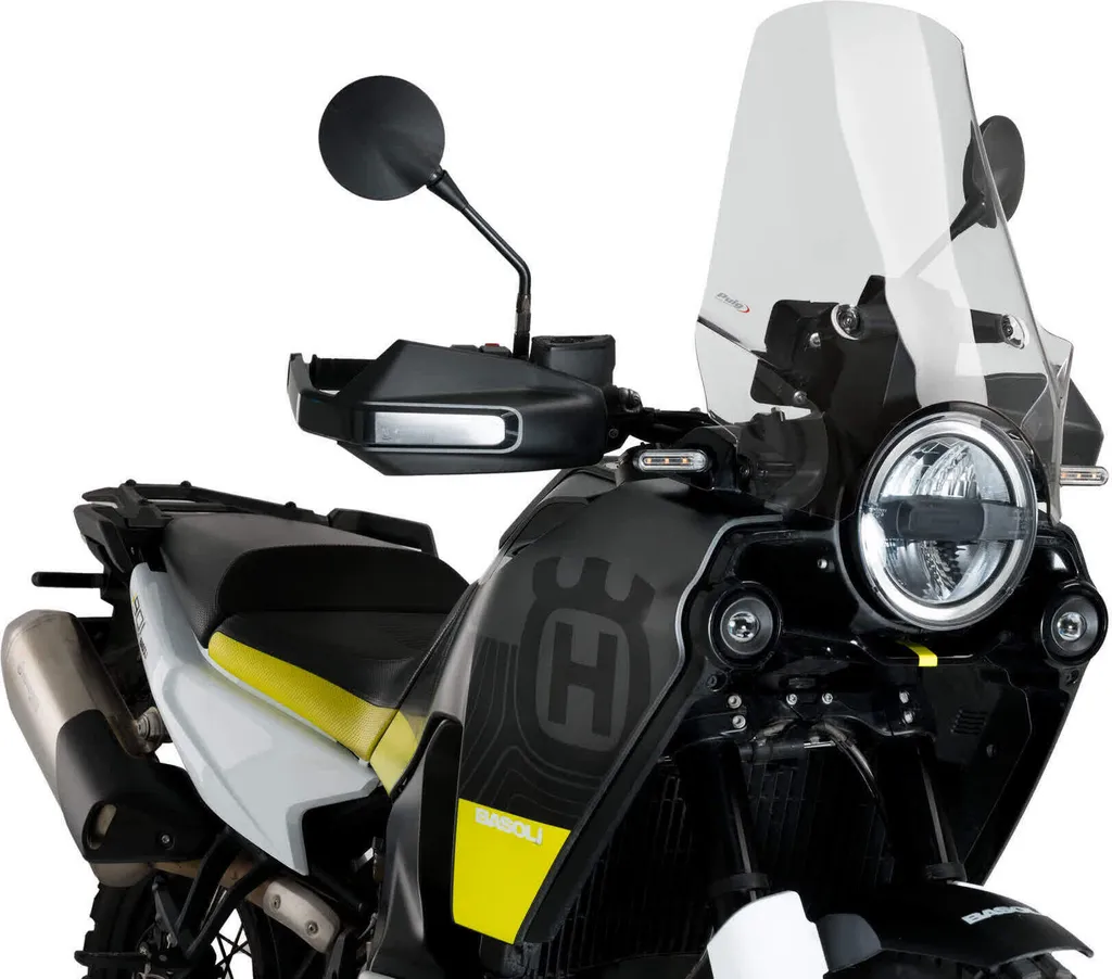 Bulle Touring PUIG Incolore Homologuée ABE pour Moto Husqvarna Norden