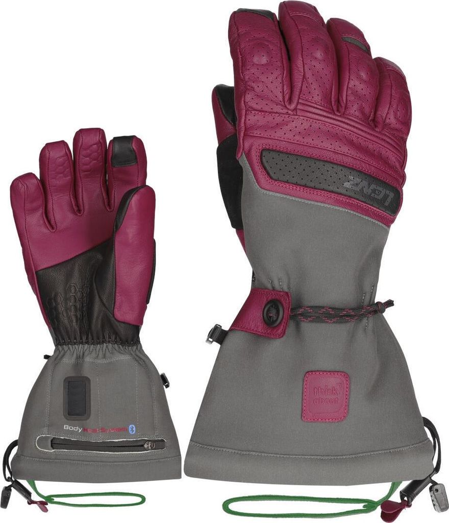 Lenz Heat Glove 9.0 Women beheizbare Handschuhe, grau, L