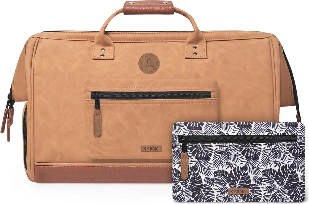 CABAIA Sac de Voyage Vegan et Étanche Marron pour Laptop Adventurer