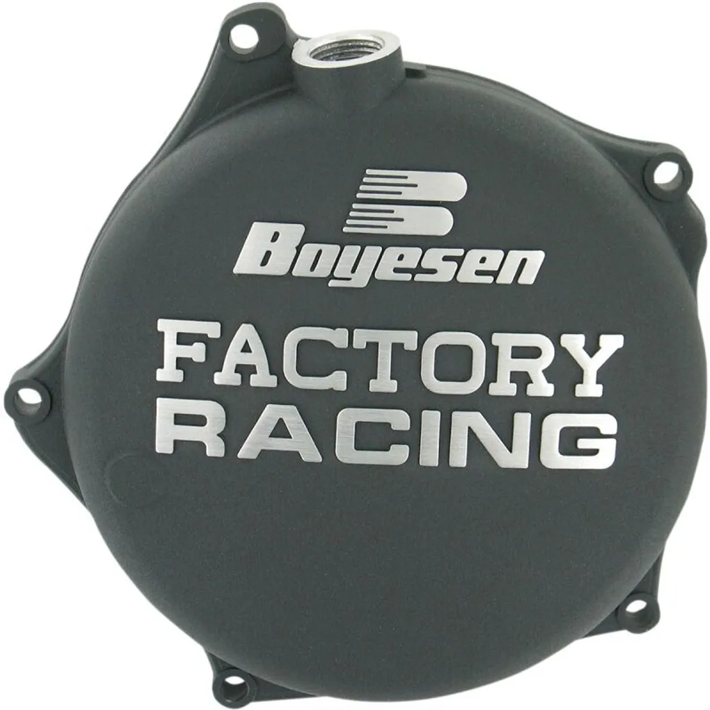 Couvercle d'embrayage Boyesen noir pour optimiser le refroidissement