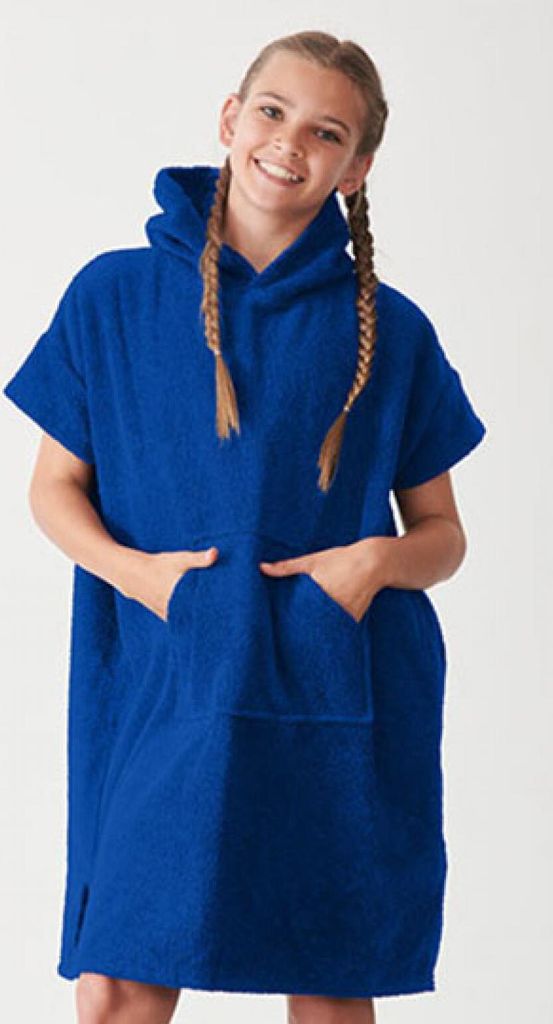 Towel City TC811 | KidsŽ Towelling Poncho - Farbe: Royal - Größe: 3/5 years